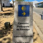 Camino Portugues km paal
